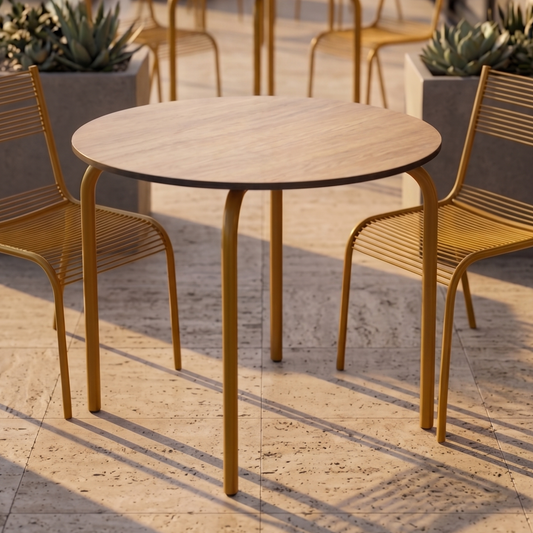Solido Circular 2 seater Dining Table With HPL Top