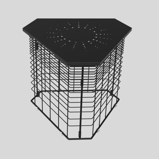 Petra Coffee Table/ Side Table in Black Colour