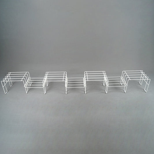 White Moso plant stand for 7 pots