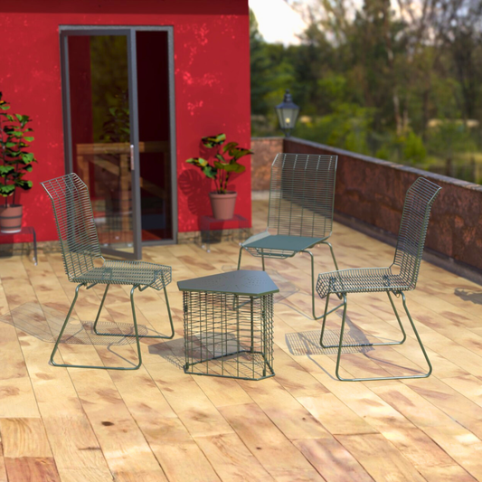 Petra Coffee Table/ Side Table in Honey yellow Colour