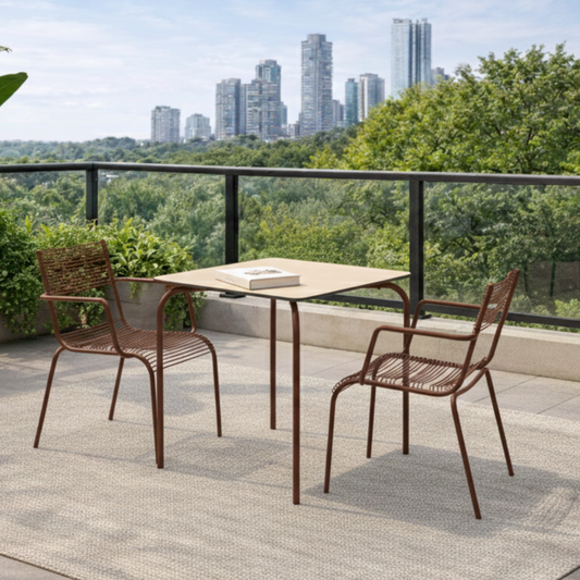 Solido Square 2 seater Dining Table With HPL Top