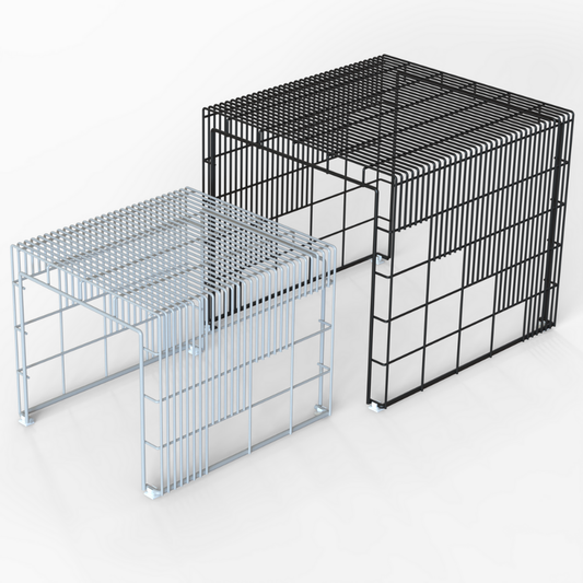 Cubo Centre Table, Set Of Two Nesting Tables White & Black Colour