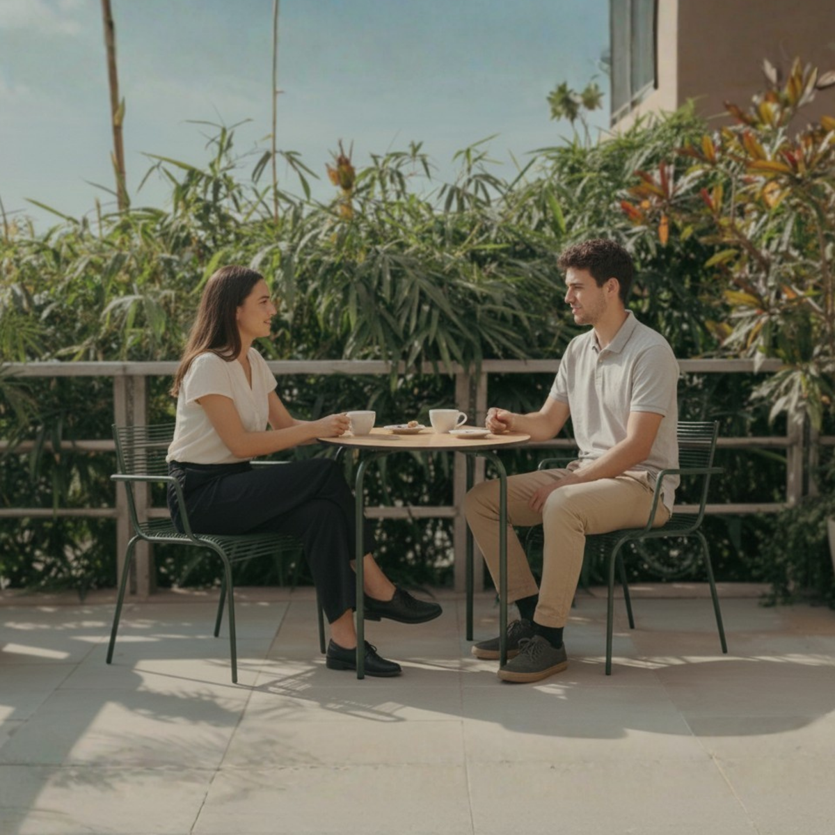 Solido Circular 2 seater Dining Table With HPL Top