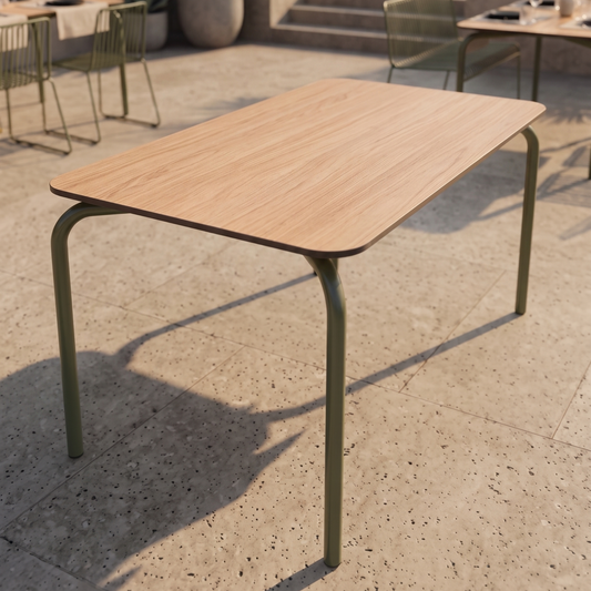 Solido 6 seater Dining Table With HPL Top