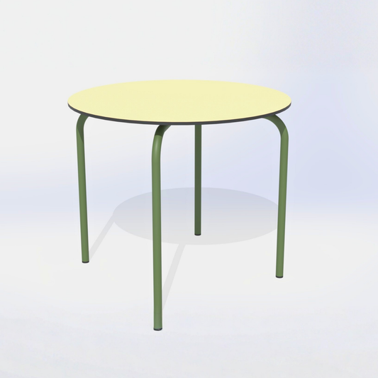 Solido Circular 4 seater Dining Table With HPL Top