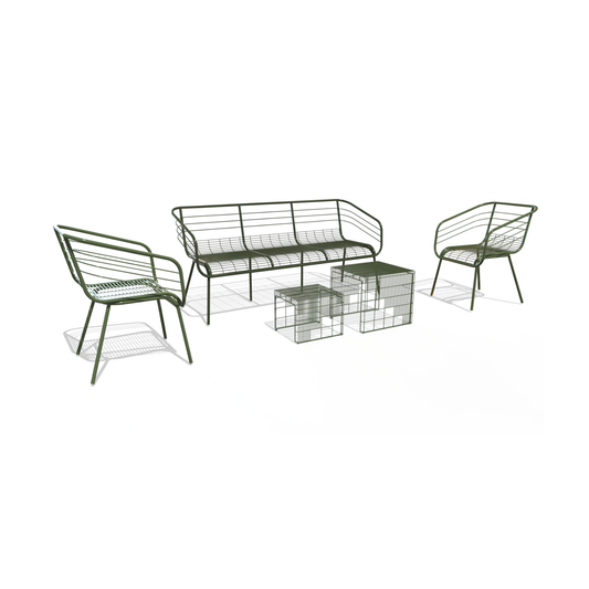 Cirro Series Sofa Set -Three Seater Sofa | 2 single seater Sofa | Center table