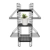Black Shorea Plus tall plant stand